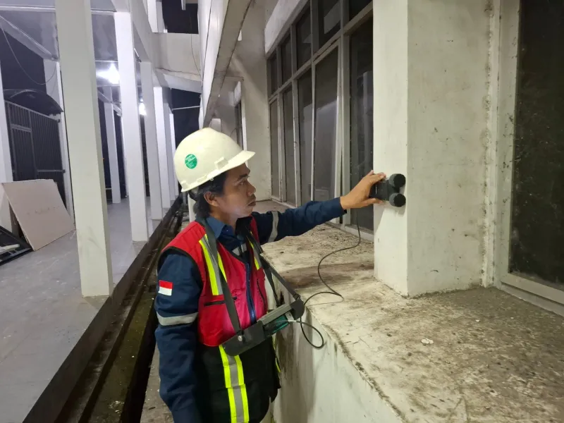 Pengujian Kantor Bupati Muara Enim - Dokumentasi 1