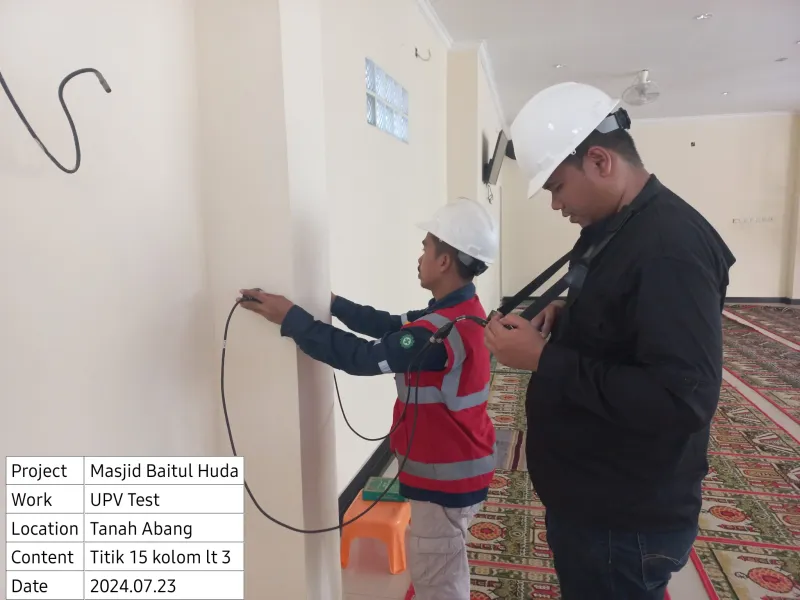 Pengujian Masjid Baitul Huda - Dokumentasi 10