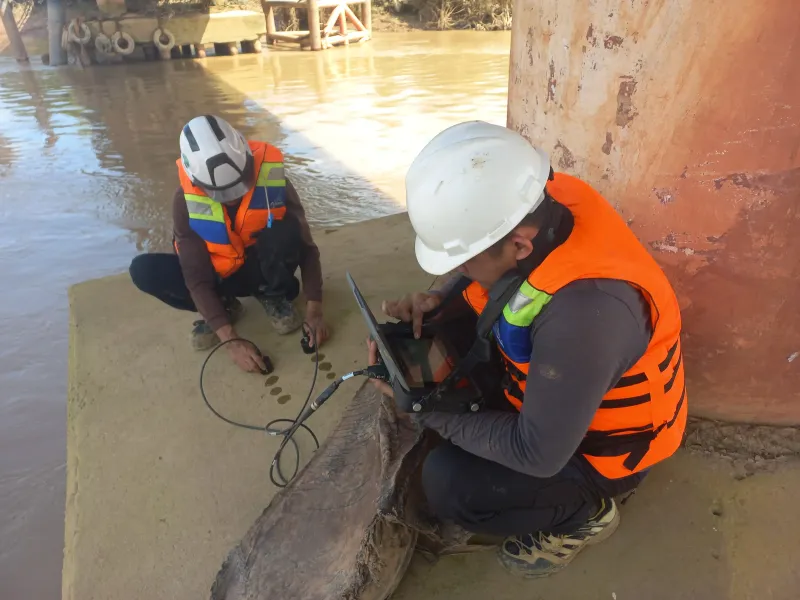Pengujian Jembatan Palembang - Dokumentasi 10