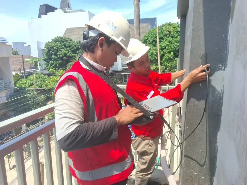 Pengujian Rumah Tinggal 4 Lantai - Dokumentasi 2