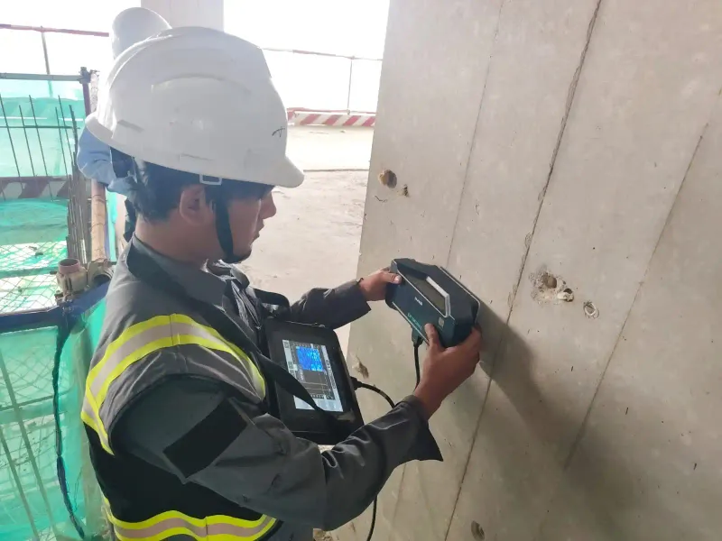 Pengujian UPE Test Oasis Sudirman Two - Dokumentasi 2
