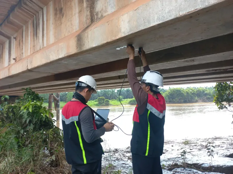 Pengujian Jembatan Palembang - Dokumentasi 2