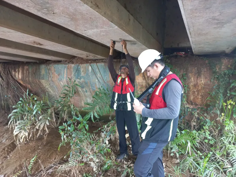 Pengujian Jembatan Palembang - Dokumentasi 3