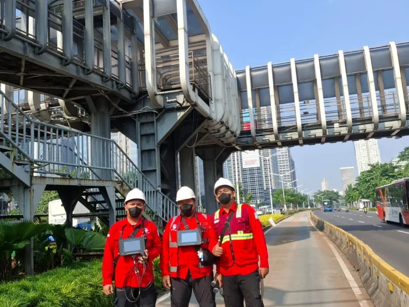 Pengujian JPO Polda Jakarta - Dokumentasi 3