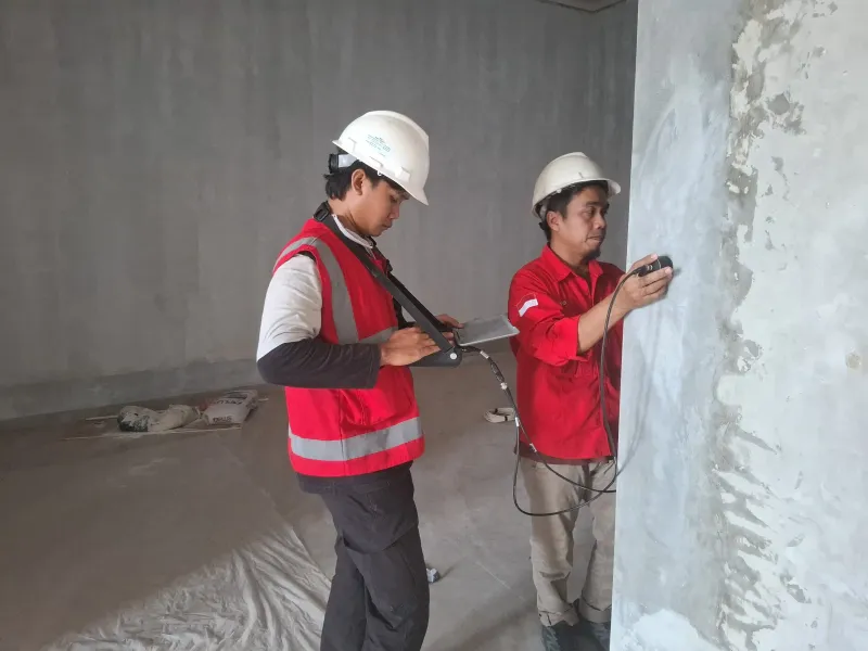 Pengujian Rumah Tinggal 4 Lantai - Dokumentasi 3