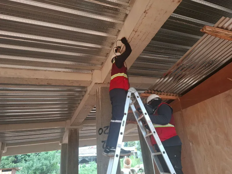 Pengujian Susunan Tulangan Pada Struktur Jembatan Fly Over di Tangerang - Dokumentasi 4