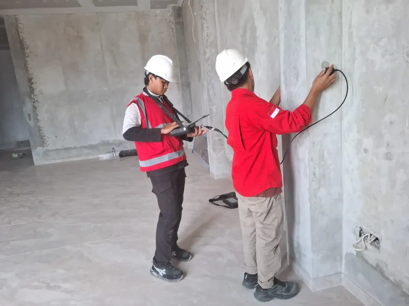 Pengujian Rumah Tinggal 4 Lantai - Dokumentasi 4