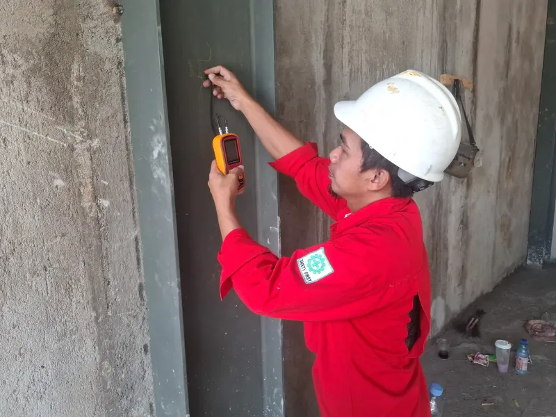 Pengujian Rumah Tinggal 4 Lantai - Dokumentasi 5