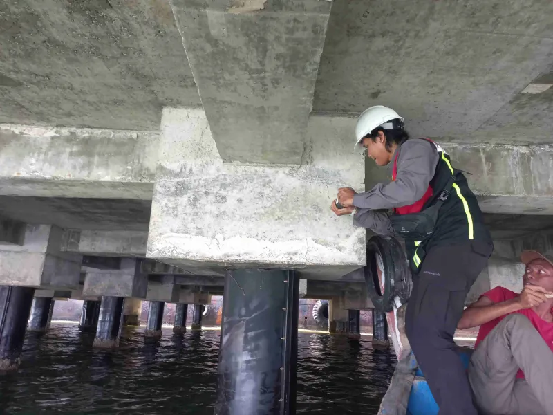 Pengujian Dermaga Kendal Jawa Tengah - Dokumentasi 5