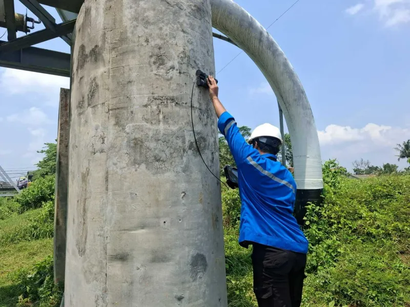Pengujian Jembatan Purworejo - Dokumentasi 6