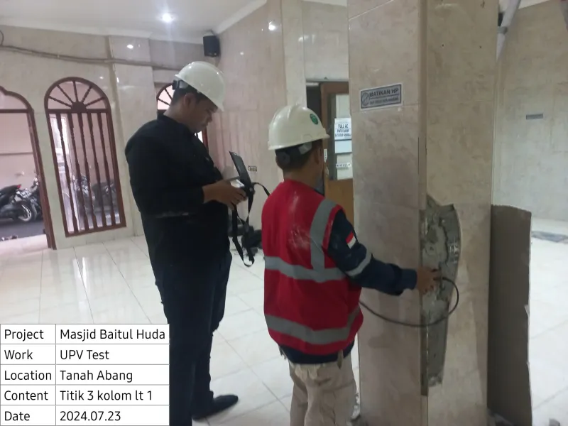 Pengujian Masjid Baitul Huda - Dokumentasi 7