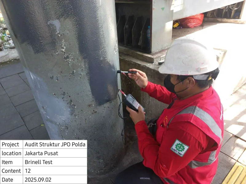 Pengujian JPO Polda Jakarta - Dokumentasi 7