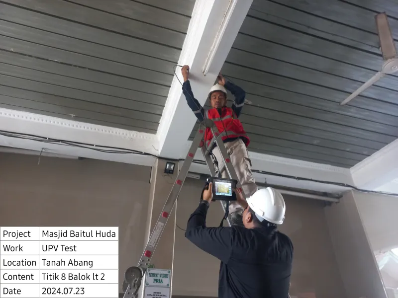 Pengujian Masjid Baitul Huda - Dokumentasi 8