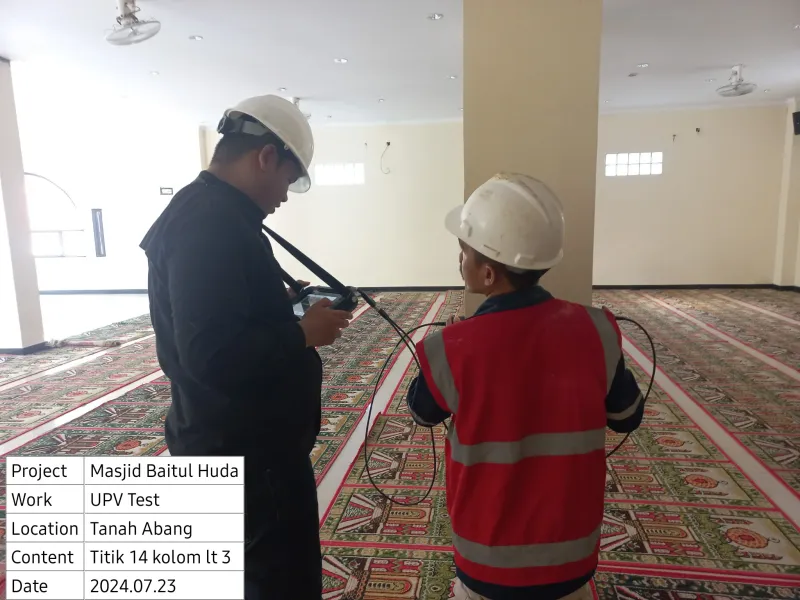 Pengujian Masjid Baitul Huda - Dokumentasi 9